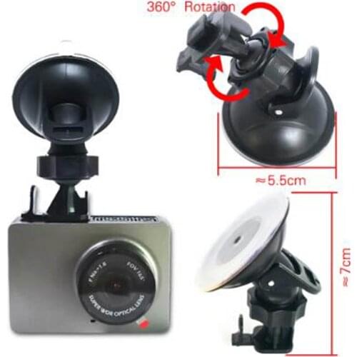 New Hidden Mini Small Mount Holder For DVR Dash Camera Suction Cup Bracket Mount Holder For YI Dash Camera Holder 1Pcs