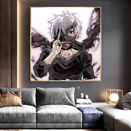 Living Room Poster Tokyo Ghoul Japanese Anime Wall Decoration Poster Art Prints 20 x 28 Inches,No Frame