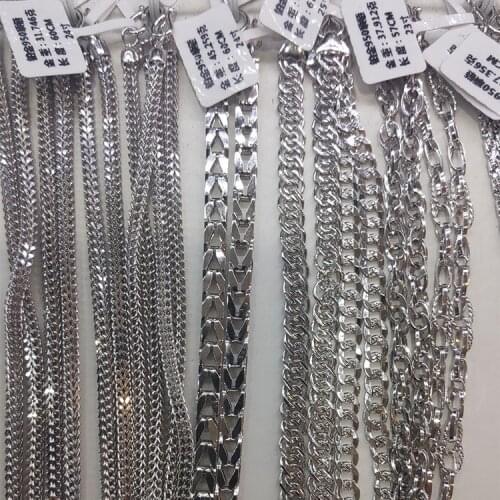 Platinum men necklace