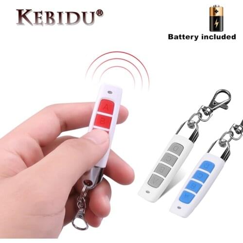 Kebidu 433MHZ 4 Buttons Clone Remote Control Wireless Transmitter Garage Gate Door Electric Copy Controller Anti-theft Lock Key
