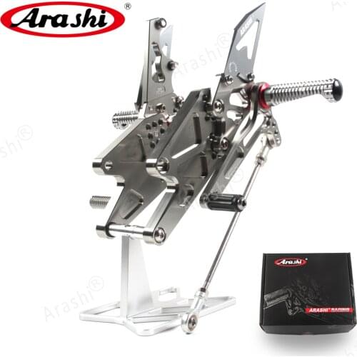 Arashi Rider Adjustable Footrest Foot Pegs For YAMAHA MT25 MT03 2015 - 2018 Non-US model CNC MT 03 25 2016 2017 Motorbike Parts