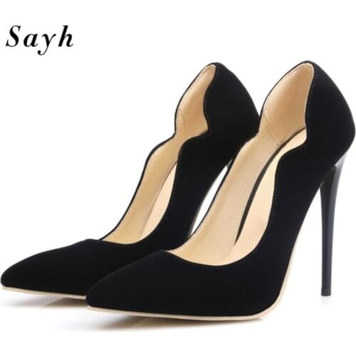 9 Color Classic Fashion Women Pointy Toe Pumps Patent Leather High Heels Wedding Dress Shoes Office Lady Stilettos 12CM