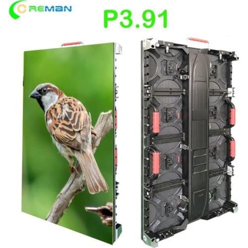 Indoor P3.91 Rental LED display panel billboard many marquee installations biggest outdoor public and sporting venue