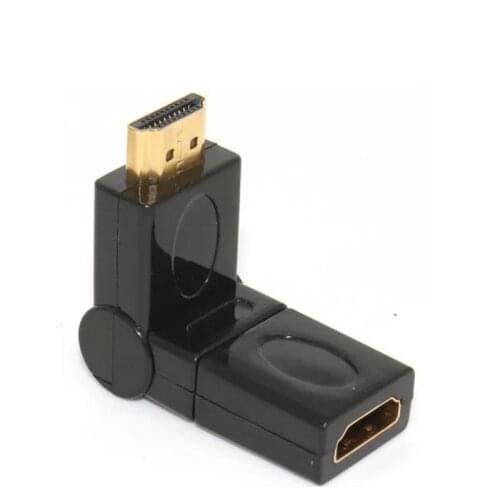 All-Around 360 Degree Rotation Hdmi Male To Hdmi Female Adjustable Adapter Converter Extender