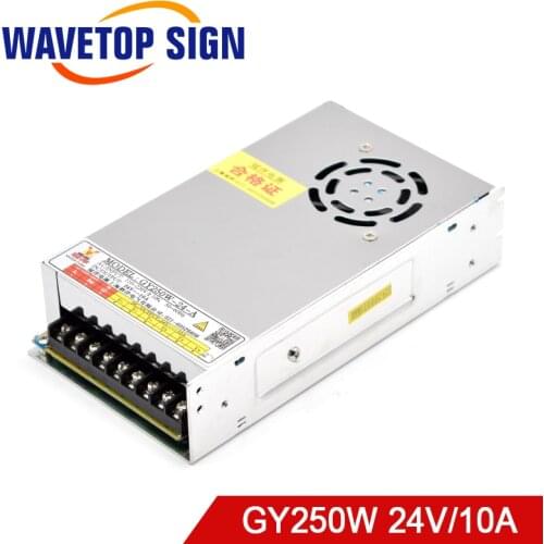 WaveTopSign 250W Switching Power Supply 24V 10A GY250W-24-A for CNC Router Engraving Machine