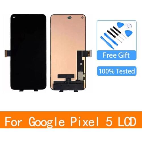 For Google Pixel 5 LCD Display Touch Screen Digitizer Assembly Replacement GD1YQ GTT9Q LCD Pixel 5 Pixel5 Display