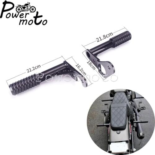 Black Passenger Peg Crash Bar For Harley Softail Street Bob Low Rider FXBB FXLR FXLRS 2018-Up Highway Peg Slider Bumper Guards