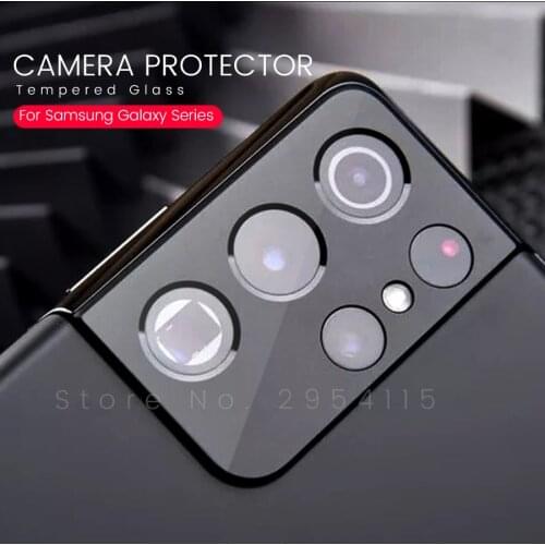 Rear 3D Curved Tempered Glass Camera Protective Cover for Samsung Galaxy A12 A 12 S 21 S21 Plus Note 20 Ultra S21+ Case Len Film