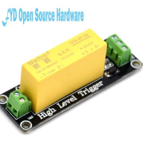 1 channel high 3-32V DC control AC solid state relay modules 5A DC-AC load 5A