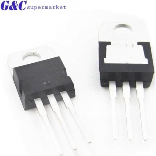 10pcs L7812CV L7812 Voltage Regulator TO-220 new diy electronics