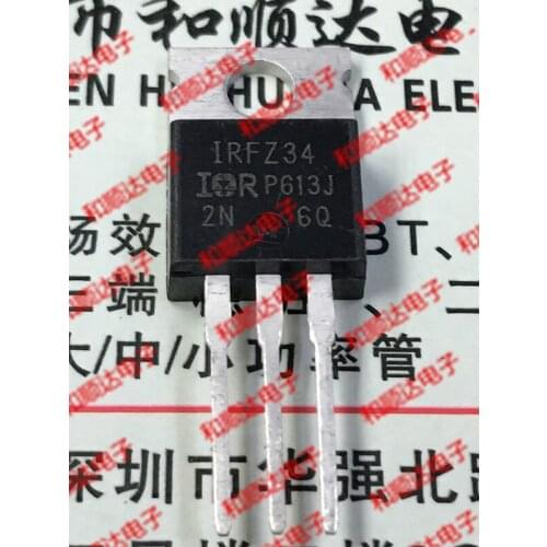 10pcs/lot IRFZ34 New Spot TO-220 60V 21A