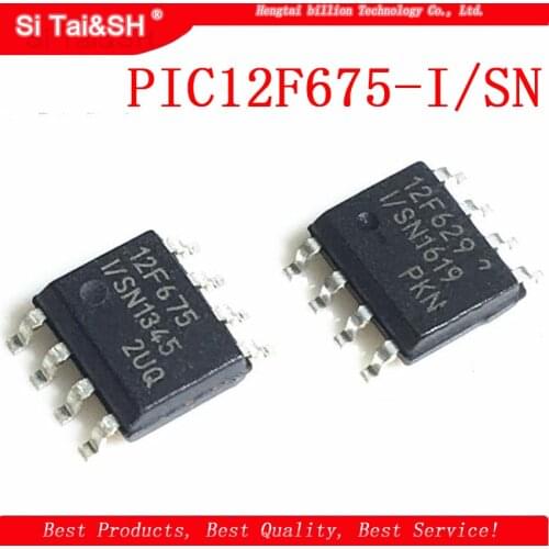2pcs/lot PIC12F629-I/SN PIC12F675-I/SN PIC12F629 PIC12F675 SOP-8