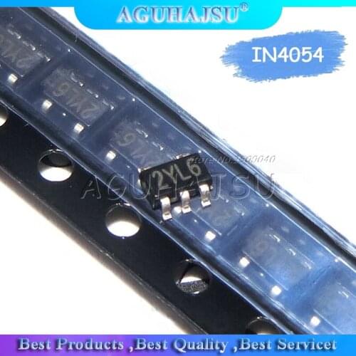 10pcs 2KAX IN4054 2YL6 SOT23-5