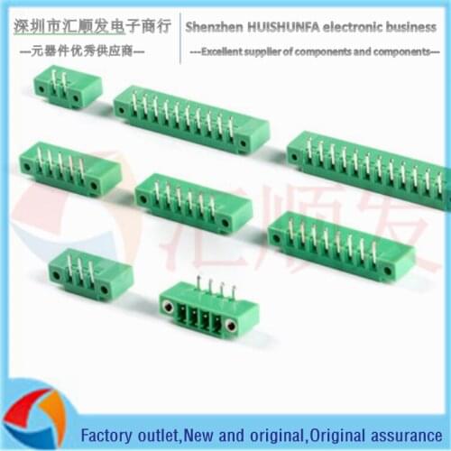 5PCS!!! KF2EDGRM-3.5/curved needle socket with ear 300V/8A 3.5mm pitch plug-in terminal