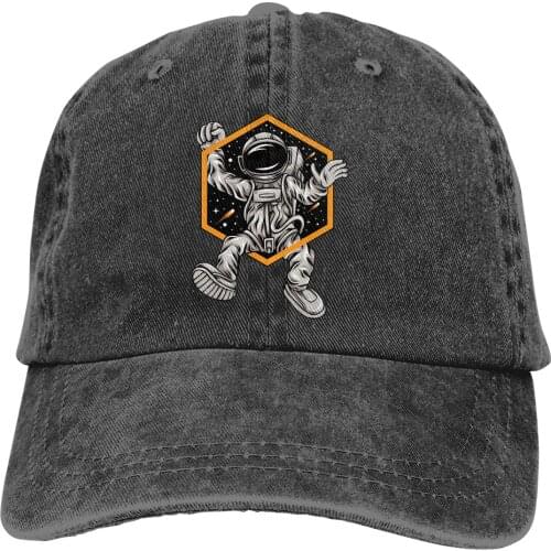 Astronaut Dancing Octagon Awesome Cosmonaut Gifts Baseball Cap cowboy hat Peaked cap Cowboy Bebop Hats Men and women hats