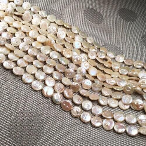 Natural Freshwater Pearl Beading Round shape Isolation Punch Loose Beads For jewelry making DIY Necklace Bracelet Accessories