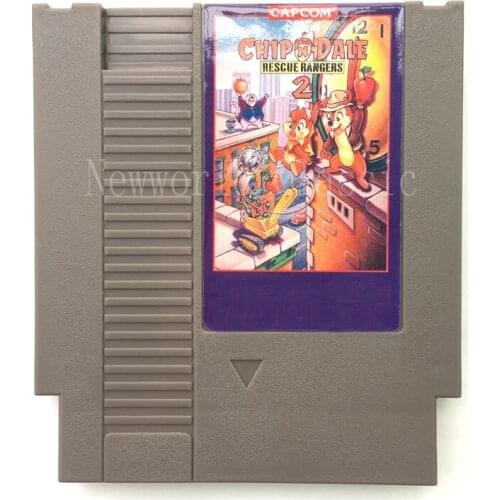 Chip & dales 2 Video Game Cartridge Card For 72 Pin 8 Bit Game Player