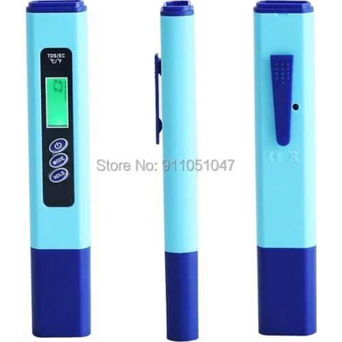 Digital 3 in 1 TDS EC TEMP Meter EC-936 TDS Tester Pen Type EC Meter Conductivity Meter Water Quality Analyzer ATC for Aquarium