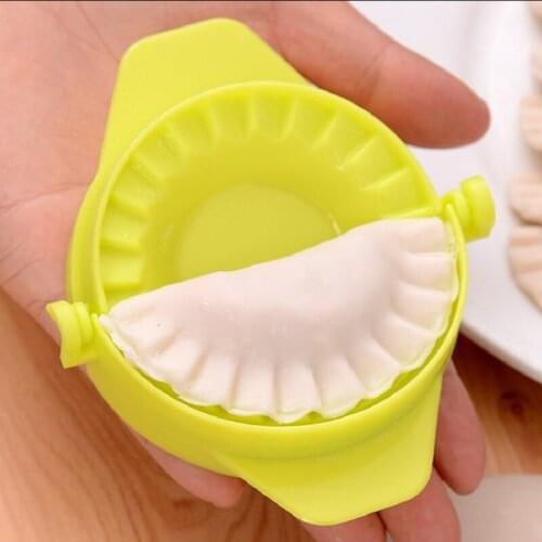 DIY Plastic Dumpling Molds Chinese Food Jiaozi Maker Dough Press Dumpling Pie Ravioli Hand Mould Kitchen Creative Tools
