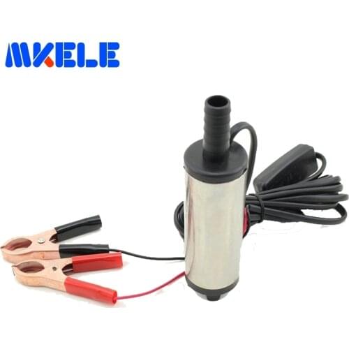 Free shipping Diameter 38MM DC 12V Submersible Diesel Fuel Water Oil Pump On/Off Switch Car Camping Portable