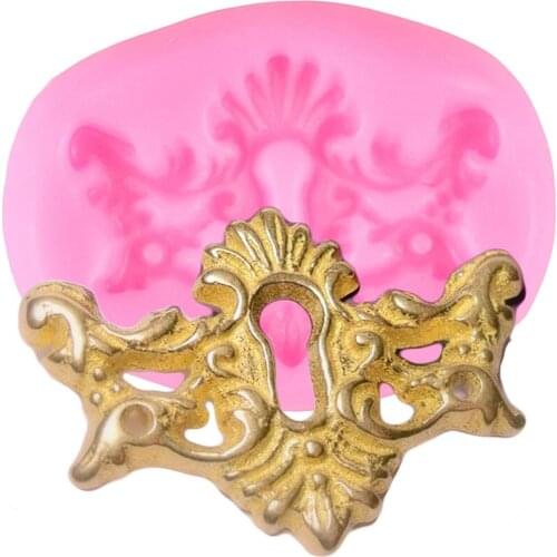 Relief Cupcake Topper Silicone Mould Cake Border Fondant Mold Cake Decorating Tools DIY Party Candy Polymer Clay Chocolate Molds