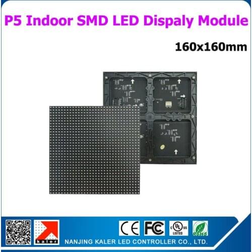 TEEHO 10pcs a lot 32x32 pixels 160x160mm smd rgb full color led display module p5 indoor led advertising sign p5 panel