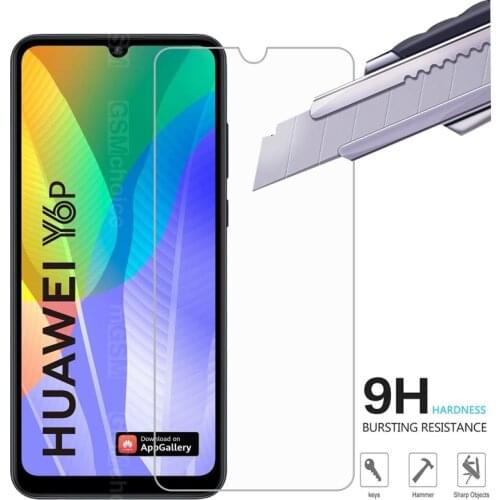 Ultra-thin Tempered Glass film For Huawei Y6P MED-LX9N ART-L29 front Screen protector Protective HD LCD films For huawei y6p