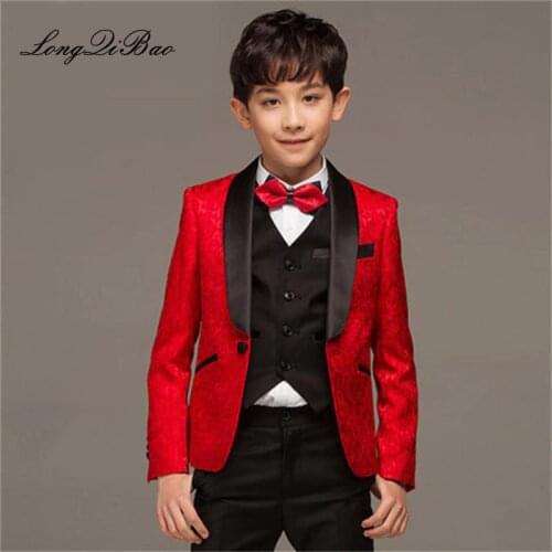 2018 childrens suits boys' suits childrens small suits catwalk flower costumes suits