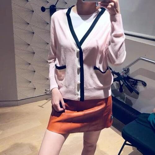 Women Scarf Sweater Spring Autumn Long Cardigan Sweater Coat Female Knitted Jacket Tops