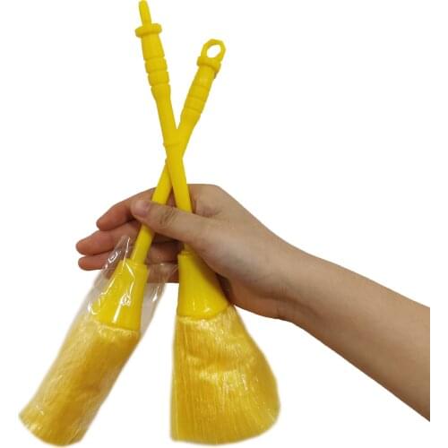 1 Pcs Special Cleaning Brush For Car Air-conditioning Port Car Interior Cleaning Brush Long Soft Hair Car Interior Crevice Brush