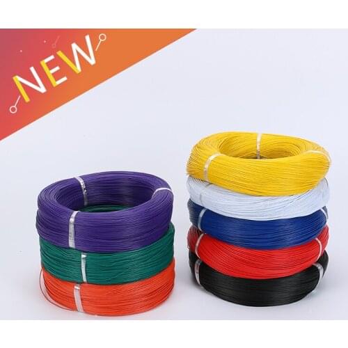 10 Meters Test Line Wire 26AWG 1.3mm PVC Wire Electronic Cable Insulated LED Cable For DIY Connect