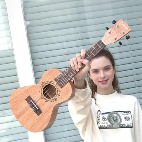 23 inch Ukulele Mahogany Concert Ukulele 4 String Mini Guitar Beginner Gift Hgh Quality Musical Instrument UK23131