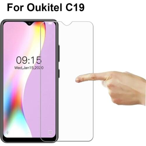 5PCS Tempered Glass 2.5D 9H For Oukitel C17 Pro Scratch Proof Screen Protector For Oukitel C 17 C18 C19 Pro Protective Film