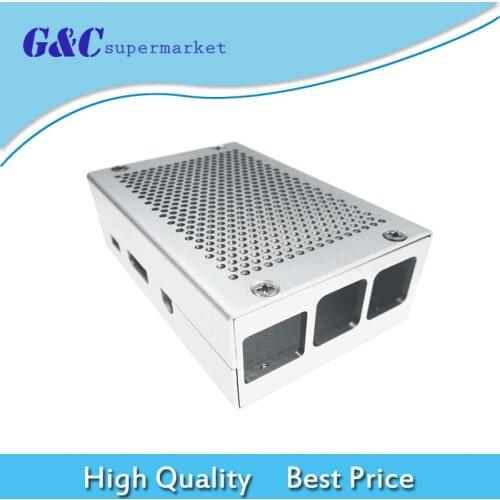 New Aluminum Alloy Metal Shell Case Box for RPi Raspberry Pi 3 2 Model B+ diy electronics
