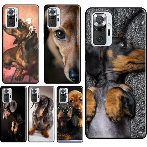 Teckel Dackel Dachshund Dog Phone Case For Xiaomi Redmi Note 10 Pro Note 9 Pro Note 8 Pro 8T 9S 7A 8A 9A 9C 9T Cover