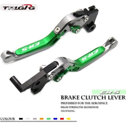 For KAWASAKI ER-5 ER5 2004-2005 Adjustable CNC Motorcycle Folding Extendable Brake Clutch Levers