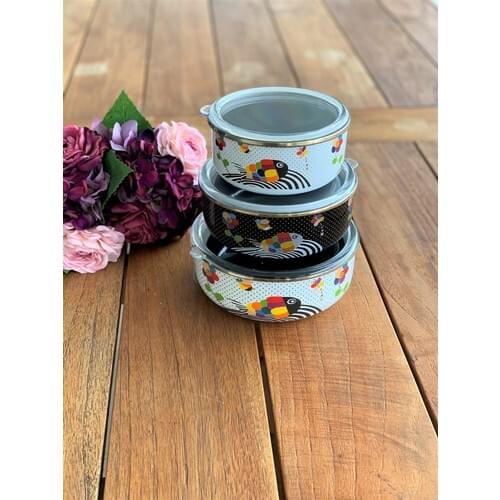 Ezem Benetton Enamel pcs set Storage Container