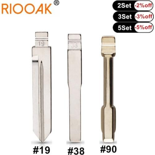 FO38 HU101 FO21 Car Remote KD Key Blade #19 #38 #90 For Ford Fusion Focus Mondeo Fiesta Galaxy Flip Blank