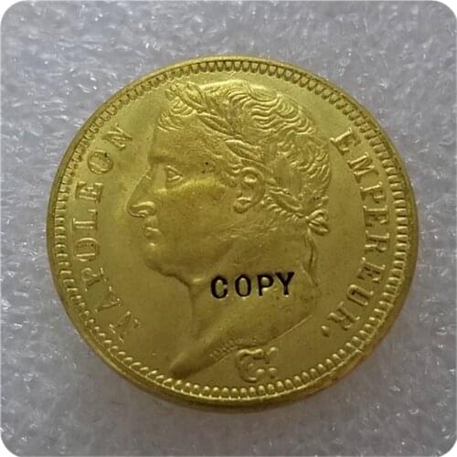 France, Napoleon I, 40 Francs, 1809, Lille Gold Coin COPY