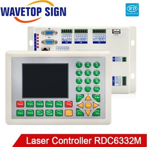 Ruida RDC6332M RDC6334M (With Touch Screen) Metal and Non-metal Laser Cutting Controller for Co2 Laser Engraving Cutting Machine