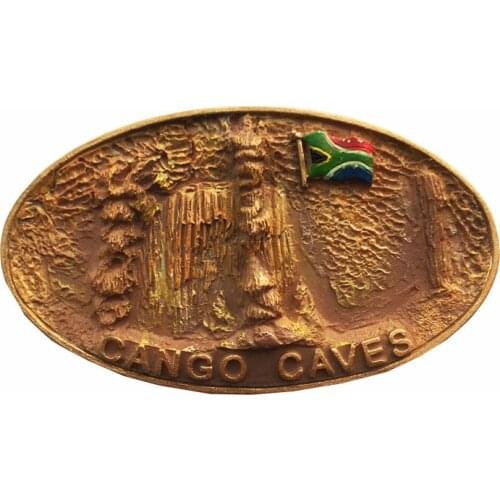 South Africa,Cango Caves)Fridge Magnet,Creative Travel Commemorate 3D Ornaments Magnetism Resin Material Refrigerator Stickers