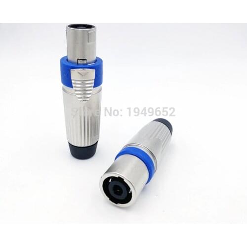 Speakon connector metal nl4fc male&female plug Audio linker connector