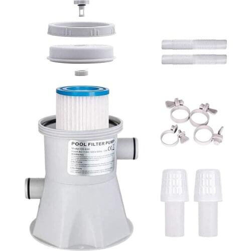 NEW-Above Ground Pool Pump And Filter -Above Ground 300GPH Pool Filter Pump For Bestway/Easy Set/Intex, Pool Pump