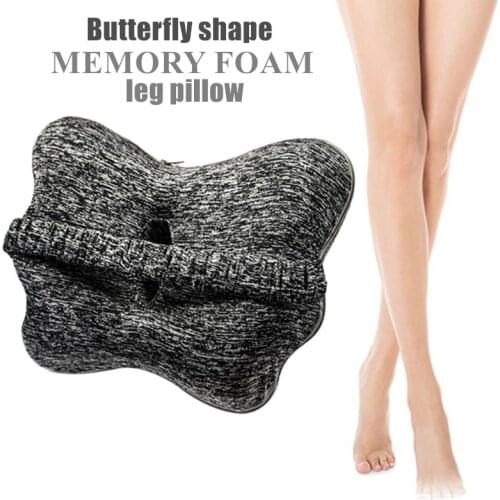 Butterfly Shape Pillow for Sleeping Memory Foam Leg Positioner Pillows Knee Support Cushion between the Legs Hip Pain Sciatica