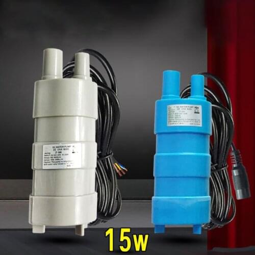 DC 12V Micro Submersible Mini Water Pump Powerful with Wire / 5.5x2.1 Female Plug, 5M Head, 600L/H, for Aquarium, Gardening
