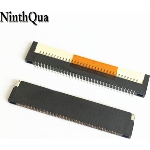 2pcs/lot FPC FFC flat cable connector socket 0.8mm Pitch 26/30/32/34Pin for Laptop keyboard interface