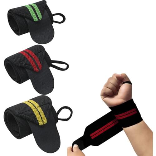 Weight Lifting Strap Fitness Gym Sport Wrist Wrap Bandage Hand Support Wristband