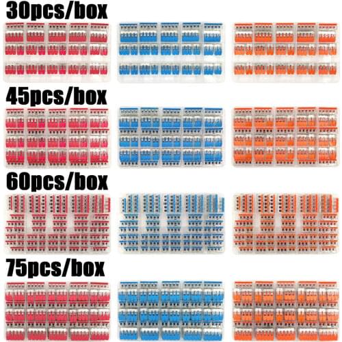 Type wire connector boxed universal compact terminal block home lighting wire connector for indoor hybrid quick connector