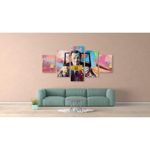 Vintage Modern Decorative Painting Canvas Wolf Painting Ticket Poster Wall Art Wall Living Room Picture on Canvas Free Shipping