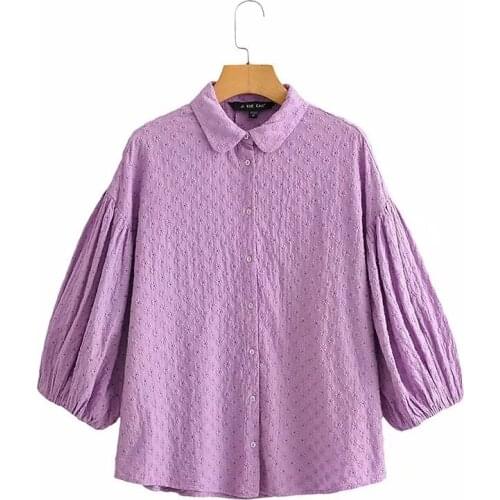 ZXQJ Women's Cotton Shirts